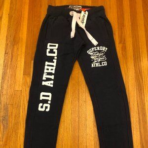 Superdry Athletic Pants Navy Size S